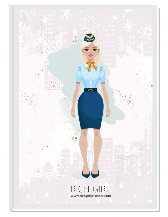 I AM A FLIGHT ATTENDANT 4 - ДИЗАЙНЕРСКИ ПЛАНЕР RICH GIRL ЗА СТЮАРДЕСИ