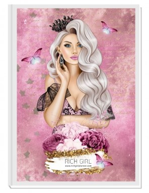 MY QUEEN 2 (blond) - дневен RICH GIRL планер 