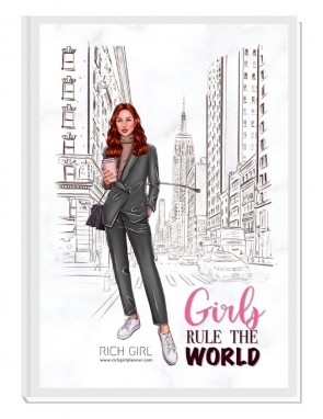 GIRLS RULE THE WORLD 1/ Ginger Avatar - финансов RICH GIRL планер 