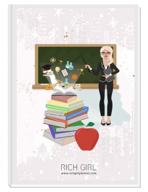 I AM A TEACHER 1 - ДИЗАЙНЕРСКИ ПЛАНЕР RICH GIRL ЗА УЧИТЕЛИ 