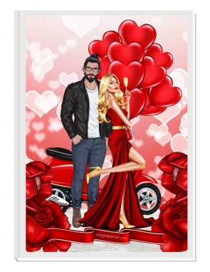 LOVERS Blond - дизайнерски RICH GIRL планер