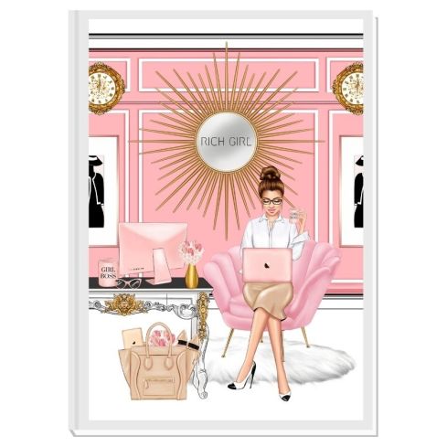 LOVE MY LIFE (dark blond) - дизайнерски RICH GIRL планер