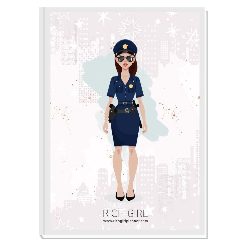 I AM A POLICE OFFICER 1 - ДИЗАЙНЕРСКИ ПЛАНЕР RICH GIRL ЗА ПОЛИЦАИ 