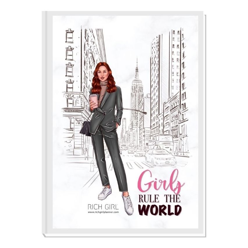 GIRLS RULE THE WORLD 1/ Ginger Avatar - финансов RICH GIRL планер 