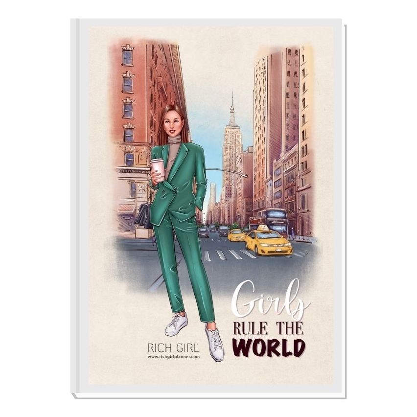 GIRLS RULE THE WORLD 4/ Brunette Avatar - финансов RICH GIRL планер 