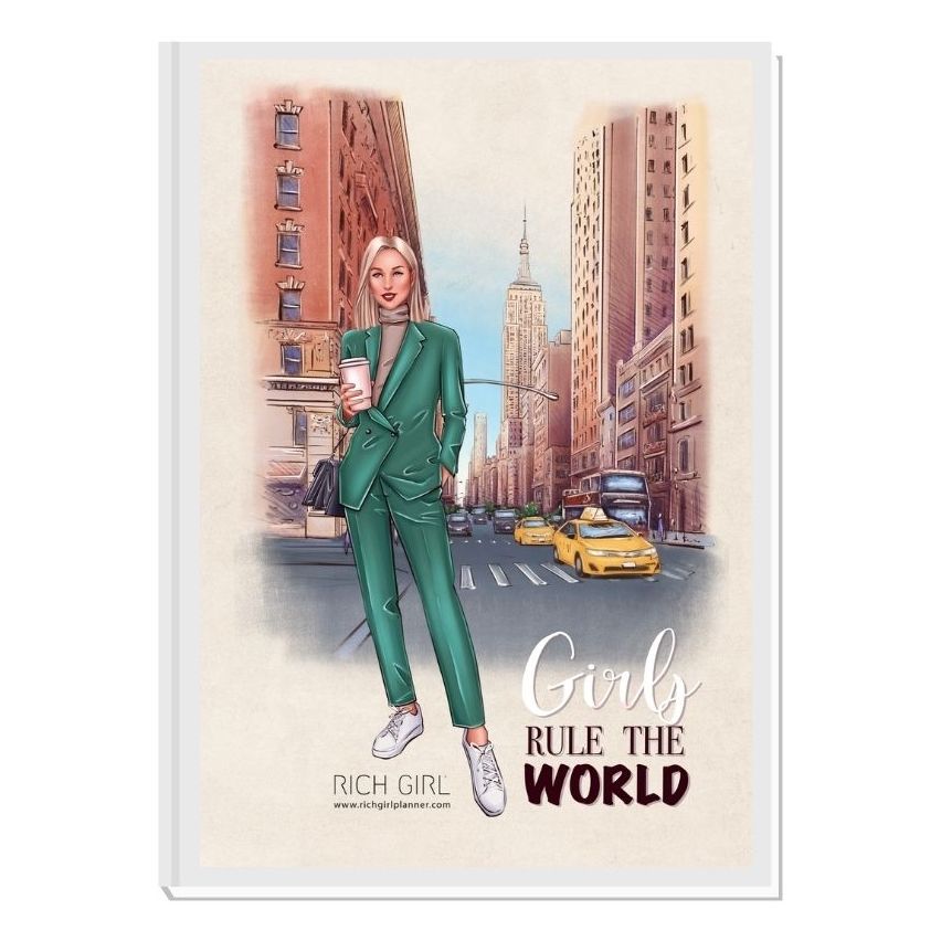 GIRLS RULE THE WORLD 4/ Blond Avatar - финансов RICH GIRL планер 