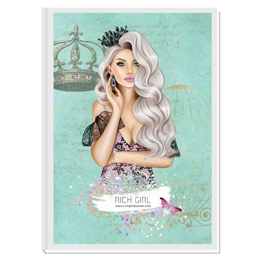 MY QUEEN (blond) - дневен RICH GIRL планер 