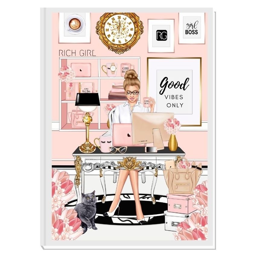 GOOD VIBES ONLY  (light blond) - дизайнерски RICH GIRL планер